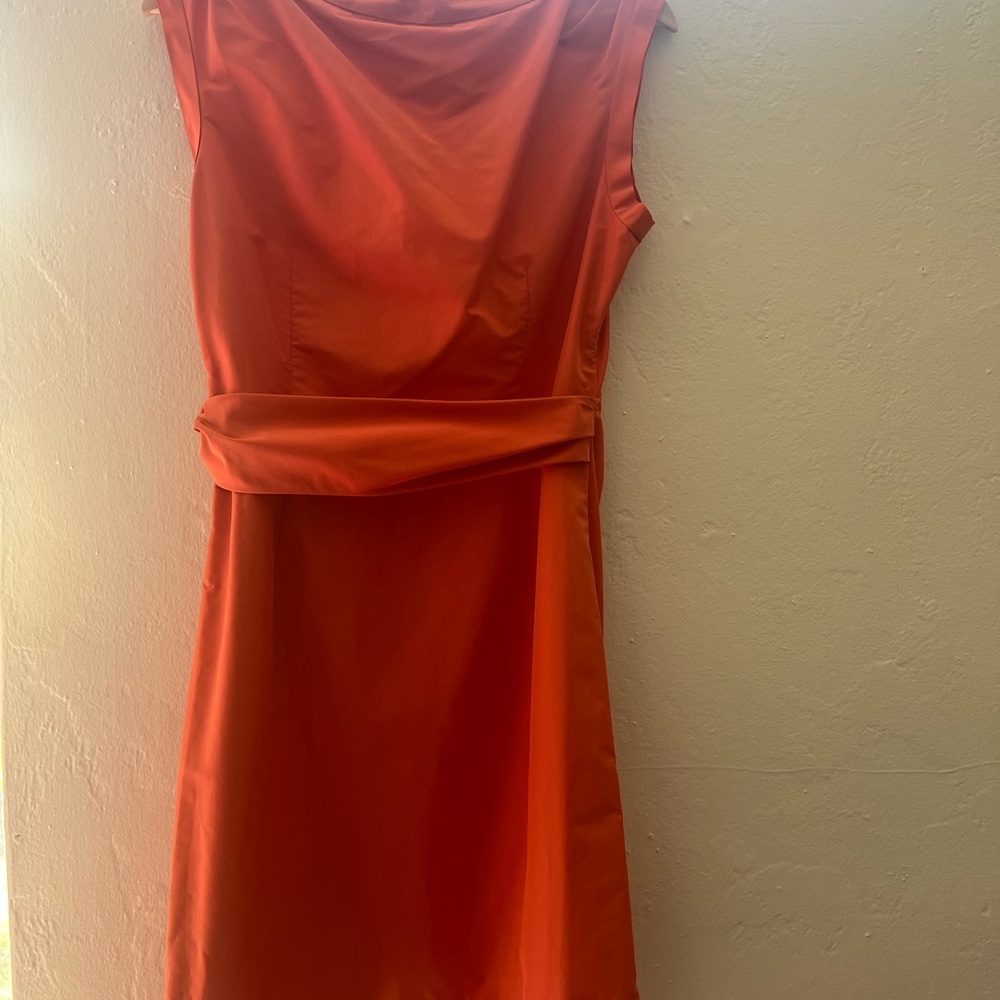 Diane Von Furstenberg Sleeveless Tie-Waist Midi Dress - NWT - Picture 3 of 7